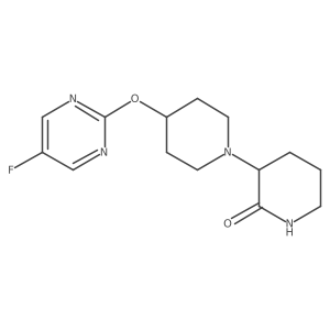 4-[(5-Fluoropyrimidin-2-yl)oxy]-[1,3'-bipiperidine]-2'-one结构式