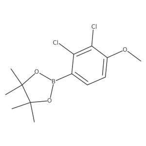 2-(2,3-dichloro-4-methoxyphenyl)-4,4,5,5-tetramethyl-1,3,2-Dioxaborolane Structure