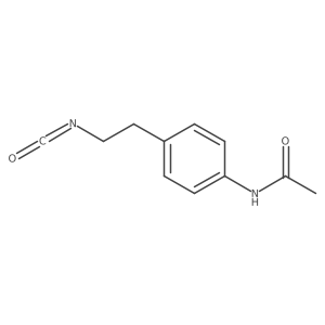 N-[4-(2-isocyanatoethyl)phenyl]acetamide Structure