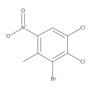 3-Bromo-1,2-dichloro-4-methyl-5-nitrobenzene Structure