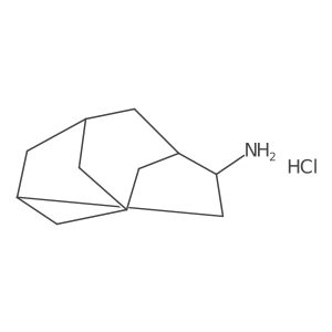 Tricyclo[4.3.1.13,8]undecan-4-amine;hydrochloride结构式