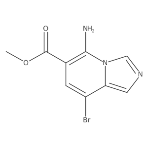 Methyl 5-amino-8-bromoimidazo[1,5-a]pyridine-6-carboxylate Structure