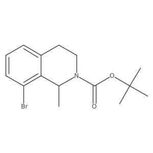 Tert-butyl 8-bromo-1-methyl-1,2,3,4-tetrahydroisoquinoline-2-carboxylate Structure