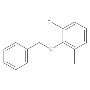2-(Benzyloxy)-1-chloro-3-iodobenzene Structure