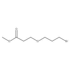 Methyl 3-(3-bromopropoxy)propanoate Structure
