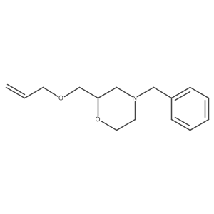 4-(Phenylmethyl)-2-[(2-propen-1-yloxy)methyl]morpholine结构式
