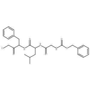 Z-Gly-leu-phe-CH2Cl Structure