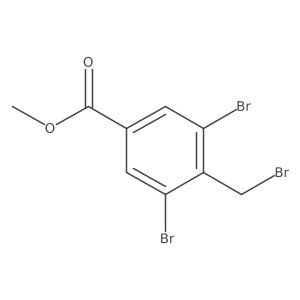 Methyl 3,5-dibromo-4-(bromomethyl)benzoate Structure