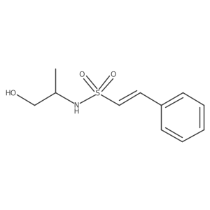 (E)-N-[(2S)-1-Hydroxypropan-2-YL]-2-phenylethenesulfonamide Structure