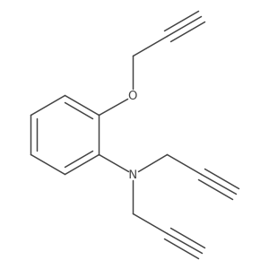 N,N-Di-2-propyn-1-yl-2-(2-propyn-1-yloxy)benzenamine Structure