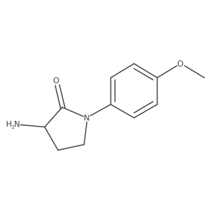 3-Amino-1-(4-methoxyphenyl)pyrrolidin-2-one Structure