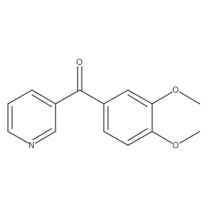 (3,4-Dimethoxyphenyl)(pyridin-3-yl)methanone Structure