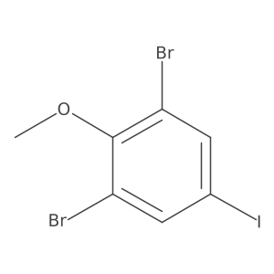 1,3-Dibromo-5-iodo-2-methoxybenzene Structure