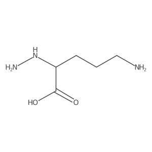 alpha-Hydrazine ornithine结构式