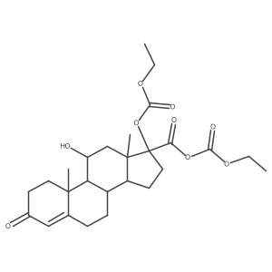 1,2-Dihydro Diethyl Loteprednol Carbonate结构式