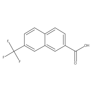 7-(Trifluoromethyl)-2-naphthoic acid Structure
