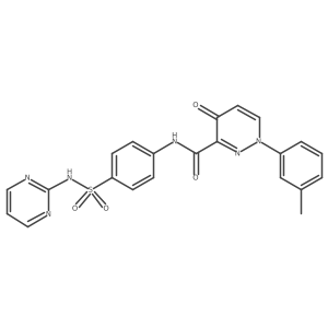 1-(3-methylphenyl)-4-oxo-N-[4-(pyrimidin-2-ylsulfamoyl)phenyl]-1,4-dihydropyridazine-3-carboxamide Structure