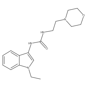 1-(1-ethyl-1H-indol-3-yl)-3-(2-morpholinoethyl)urea Structure
