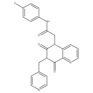 2-(2,4-dioxo-3-(pyridin-4-ylmethyl)-3,4-dihydropyrido[3,2-d]pyrimidin-1(2H)-yl)-N-(4-fluorophenyl)acetamide Structure