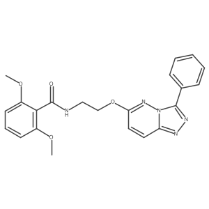 2,6-dimethoxy-N-(2-((3-phenyl-[1,2,4]triazolo[4,3-b]pyridazin-6-yl)oxy)ethyl)benzamide Structure