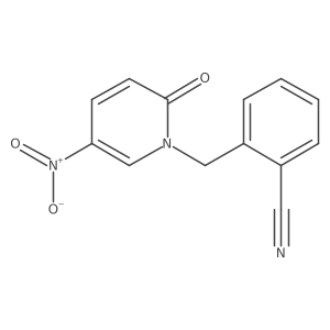 2-[(5-Nitro-2-oxo-1(2H)-pyridinyl)methyl]benzonitrile结构式