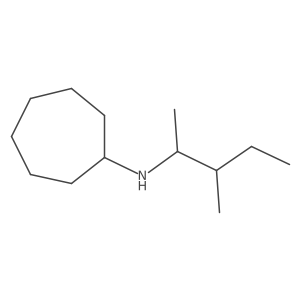 N-(3-methylpentan-2-yl)cycloheptanamine结构式