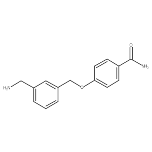 4-[[3-(Aminomethyl)phenyl]methoxy]benzamide结构式