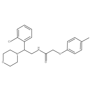 N-[2-(2-chlorophenyl)-2-(morpholin-4-yl)ethyl]-2-(4-methylphenoxy)acetamide Structure