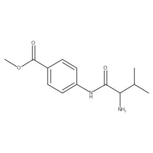Methyl 4-[[(2S)-2-amino-3-methyl-1-oxobutyl]amino]benzoate Structure
