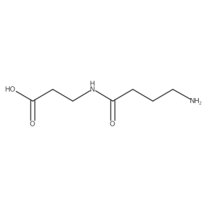 3-(4-Aminobutanamido)propanoic acid Structure