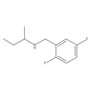 (Butan-2-yl)[(2,5-difluorophenyl)methyl]amine Structure