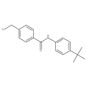 N-(4-tert-butylphenyl)-4-(chloromethyl)benzamide结构式