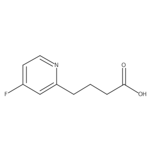 4-Fluoro-2-pyridinebutanoic acid Structure