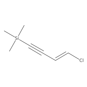 (4-Chlorobut-3-EN-1-YN-1-YL)trimethylsilane结构式