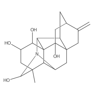Hetisan-1,2,9,19-tetrol结构式