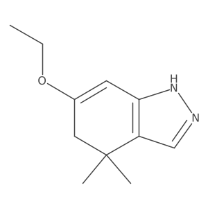 6-Ethoxy-4,4-dimethyl-1,5-dihydroindazole结构式