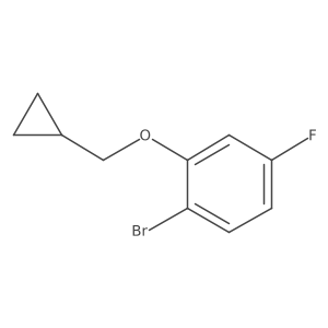 1-Bromo-2-(cyclopropylmethoxy)-4-fluorobenzene Structure