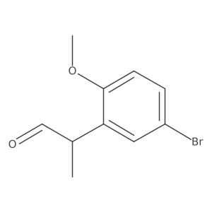 2-(5-Bromo-2-methoxyphenyl)propanal Structure