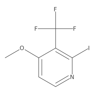 2-Iodo-4-methoxy-3-(trifluoromethyl)pyridine Structure