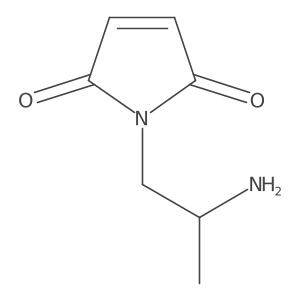 1-(2-Aminopropyl)-1H-pyrrole-2,5-dione Structure