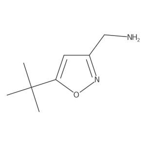 (5-(tert-Butyl)isoxazol-3-yl)methanamine Structure