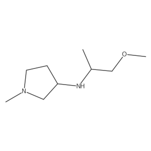 N-(1-methoxypropan-2-yl)-1-methylpyrrolidin-3-amine Structure