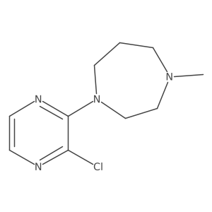 1-(3-Chloropyrazin-2-yl)-4-methyl-1,4-diazepane Structure