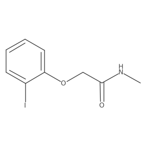 CNC(=O)COc1ccccc1I结构式