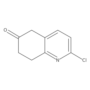 2-Chloro-7,8-dihydroquinolin-6(5H)-one结构式