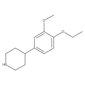 4-(4-Ethoxy-3-methoxyphenyl)piperidine Structure