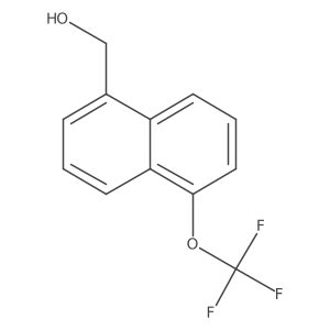 1-(Trifluoromethoxy)naphthalene-5-methanol结构式