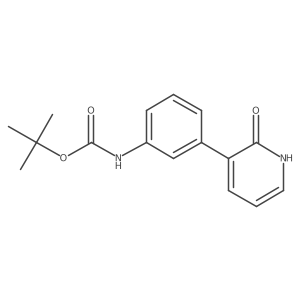 3-(3-BOC-Aminophenyl)-2-hydroxypyridine结构式
