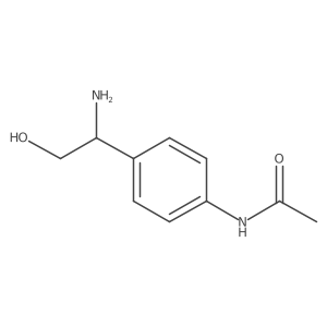 N-[4-(1-amino-2-hydroxyethyl)phenyl]acetamide Structure