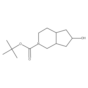 tert-Butyl (4aR,6R,7aS)-rel-6-hydroxy-octahydro-1H-cyclopenta[c]pyridine-2-carboxylate Structure